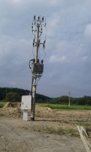 Zasilanie placu budowy - transormator 30 kV